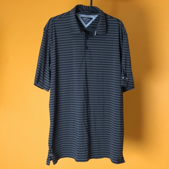adiPure Other - AdiPure by Adidas Men shirt short sleeve casual lightweight striped sz L